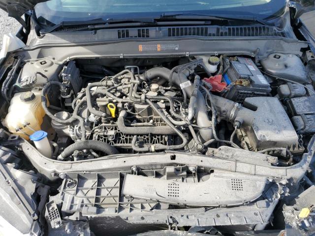 3FA6P0HD8KR229628 - 2019 FORD FUSION SE GRAY photo 11