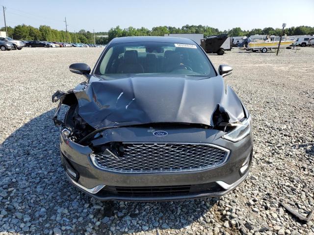 3FA6P0K93LR174298 - 2020 FORD FUSION TITANIUM CHARCOAL photo 5