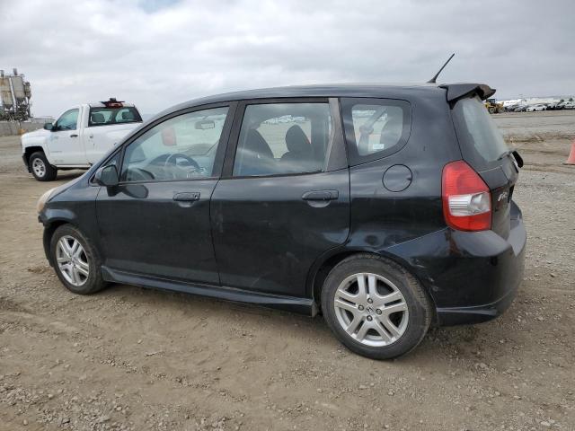 JHMGD38607S055963 - 2007 HONDA FIT S 黑色 照片 2