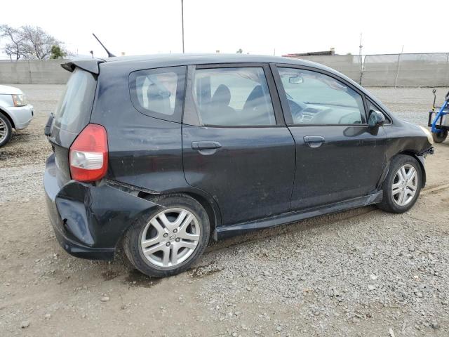 JHMGD38607S055963 - 2007 HONDA FIT S 黑色 照片 3
