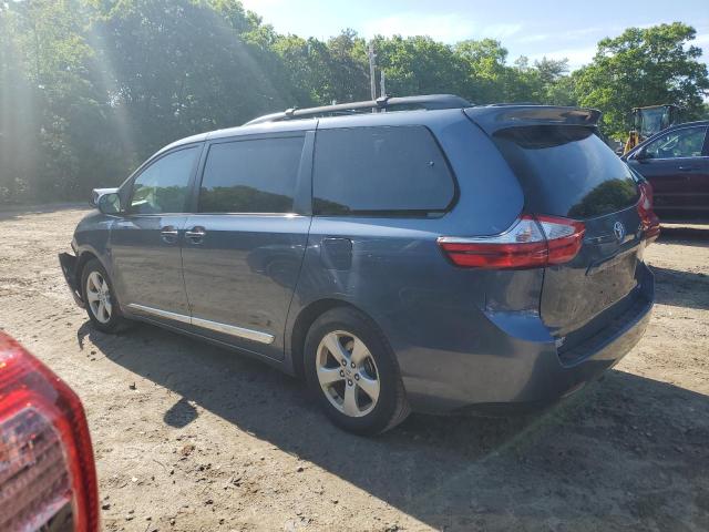 5TDKZ3DC5HS845441 - 2017 TOYOTA SIENNA LE BLUE photo 2