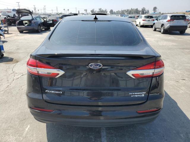 3FA6P0RU1KR235673 - 2019 FORD FUSION TITANIUM BLACK photo 6