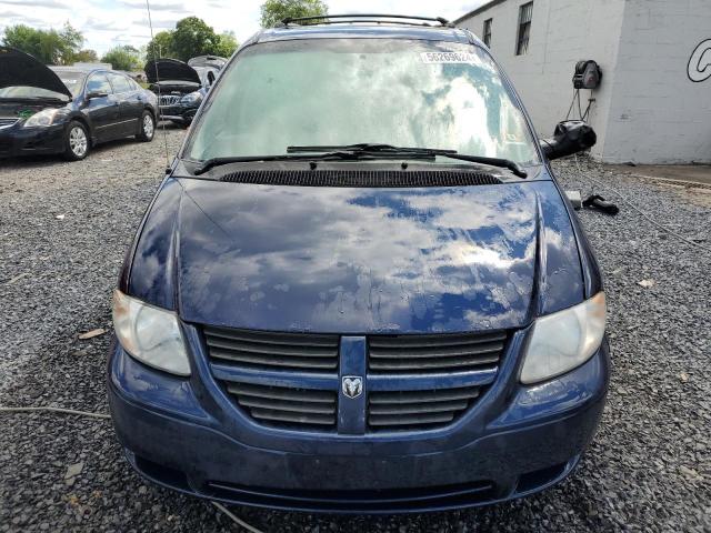 1D4GP45RX6B500627 - 2006 DODGE CARAVAN SXT BLUE photo 5