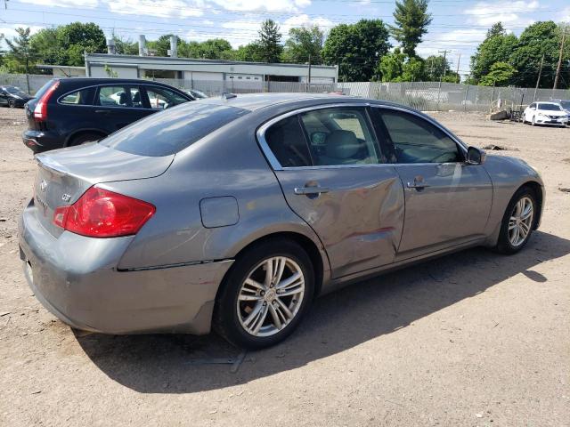 JN1CV6AP5AM405832 - 2010 INFINITI G37 BASE GRAY photo 3