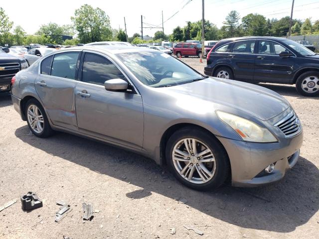 JN1CV6AP5AM405832 - 2010 INFINITI G37 BASE GRAY photo 4