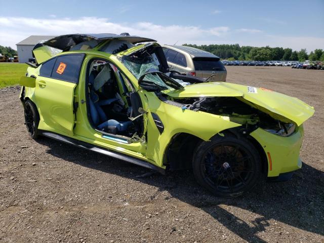 WBS43AY00PFN31959 - 2023 BMW M3 COMPETITION GREEN photo 4