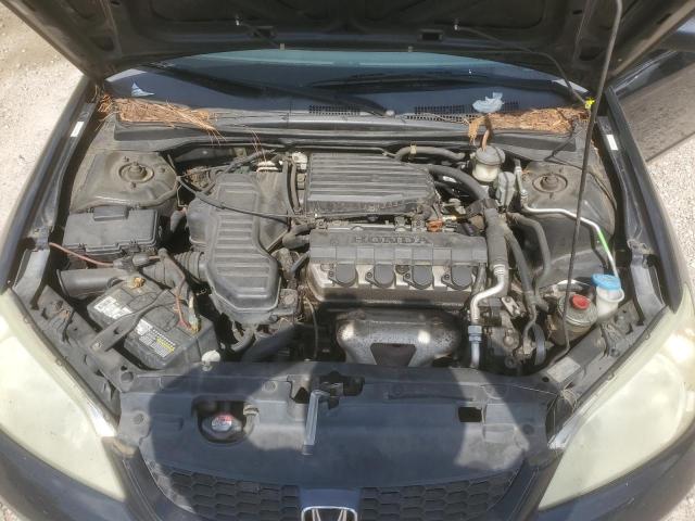 1HGEM21175L014272 - 2005 HONDA CIVIC DX VP შავი ფოტო 11