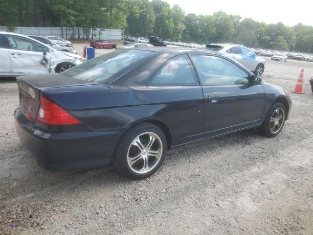 1HGEM21175L014272 - 2005 HONDA CIVIC DX VP შავი ფოტო 3