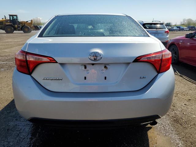 2T1BURHE4KC167536 - 2019 TOYOTA COROLLA L 银色 照片 6