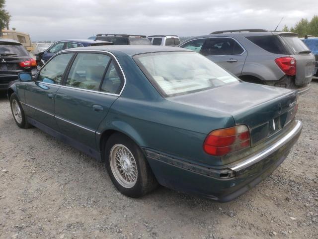 WBAGJ8321TDL35219 - 1996 BMW 740 IL GREEN photo 2