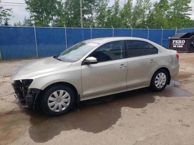 3VW2K7AJ2EM276362 - 2014 VOLKSWAGEN JETTA BASE بيج صورة 1