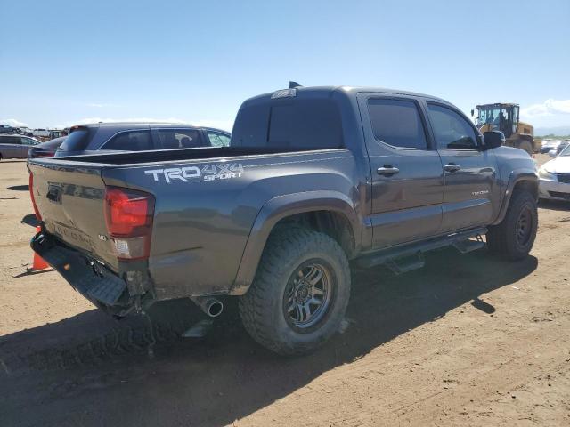 3TMCZ5AN0KM224752 - 2019 TOYOTA TACOMA DOUBLE CAB GRAY photo 3