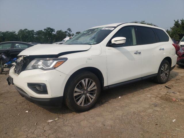 5N1DR2MN7KC607499 - 2019 NISSAN PATHFINDER S WHITE photo 1
