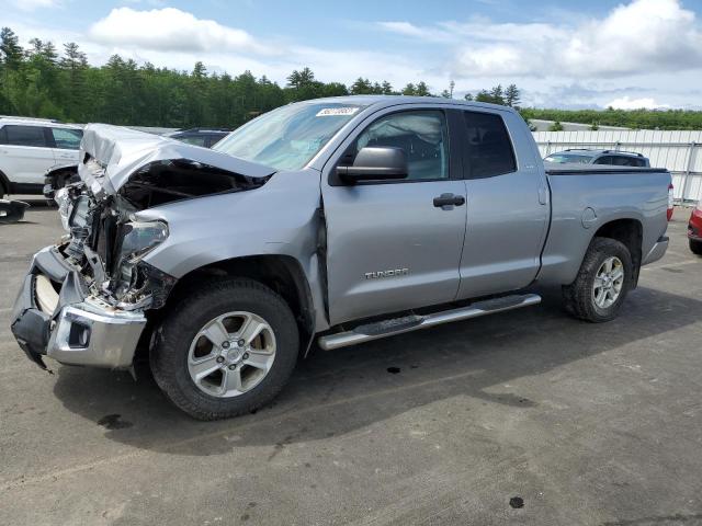 5TFUM5F16GX066315 - 2016 TOYOTA TUNDRA DOUBLE CAB SR/SR5 SILVER photo 1