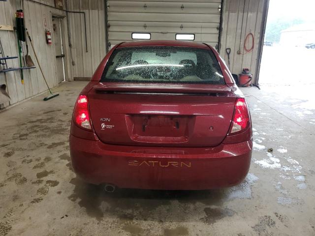 1G8AK52F84Z161558 - 2004 SATURN ION LEVEL 3 BURGUNDY photo 6