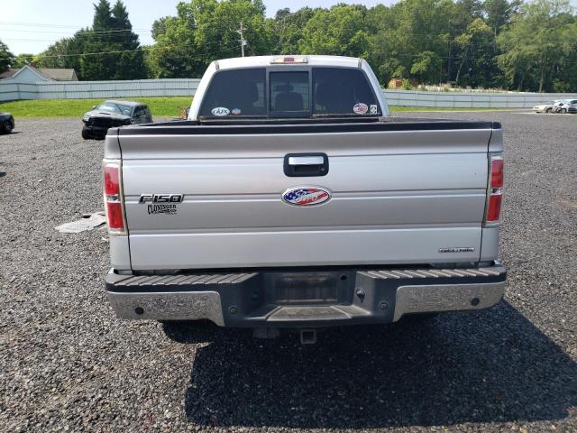 1FTEX1EM2BFD07334 - 2011 FORD F-150 SUPER CAB SILVER photo 6