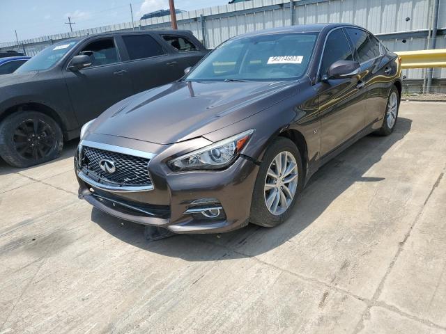 JN1BV7AR4EM687972 - 2014 INFINITI Q50 BASE BROWN photo 2