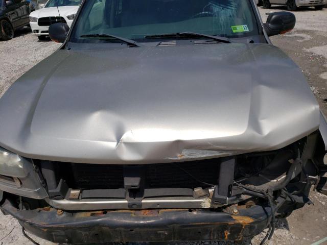 1GNDT13S722431459 - 2002 CHEVROLET TRAILBLAZE SILVER photo 12