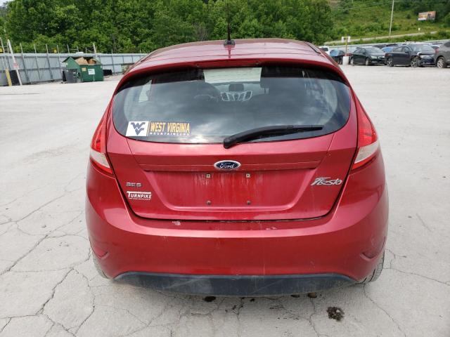 3FADP4FJ9BM137710 - 2011 FORD FIESTA SES RED photo 6