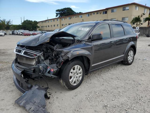 3C4PDCAB9JT295785 - 2018 DODGE JOURNEY SE GRAY photo 1