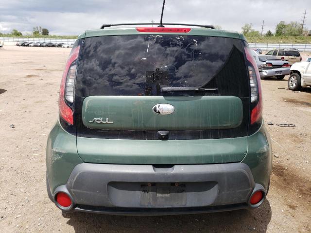 KNDJP3A5XE7024512 - 2014 KIA SOUL + GREEN photo 6