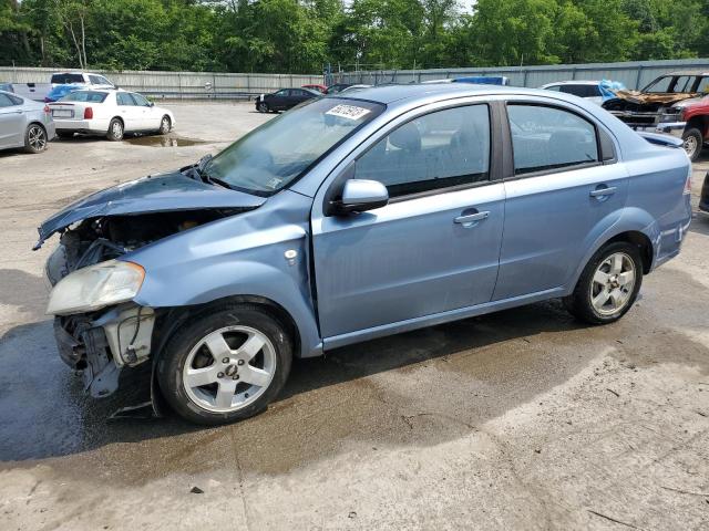 KL1TG56627B119045 - 2007 CHEVROLET AVEO LT BLUE photo 1