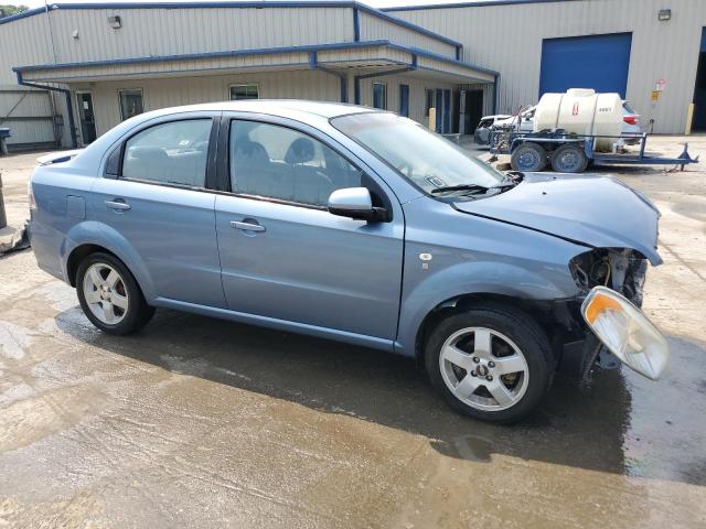 KL1TG56627B119045 - 2007 CHEVROLET AVEO LT BLUE photo 4