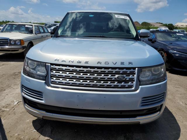 SALGS2WF4EA166158 - 2014 LAND ROVER RANGE ROVE HSE BLUE photo 5