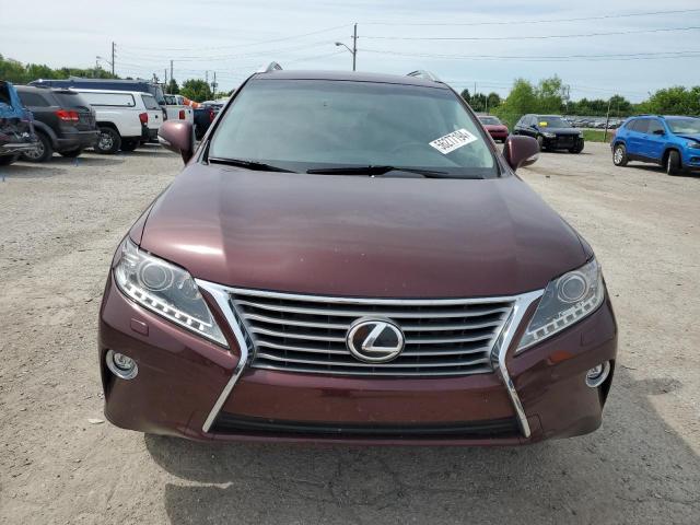 2T2BK1BA2FC270372 - 2015 LEXUS RX 350 BASE BURGUNDY photo 5