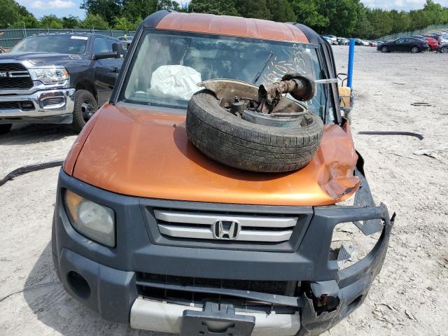 5J6YH28317L007774 - 2007 HONDA ELEMENT LX ORANGE photo 5