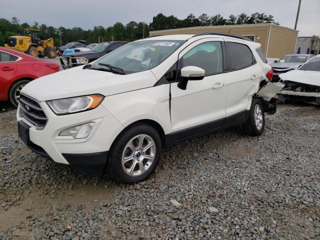 MAJ3S2GE0KC263391 - 2019 FORD ECOSPORT SE WHITE photo 1