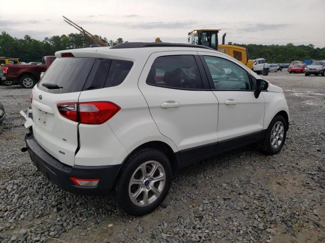 MAJ3S2GE0KC263391 - 2019 FORD ECOSPORT SE WHITE photo 3