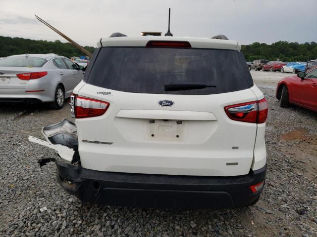 MAJ3S2GE0KC263391 - 2019 FORD ECOSPORT SE WHITE photo 6