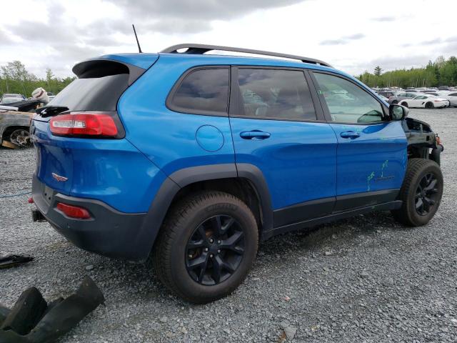 1C4PJMBS7HW628485 - 2017 JEEP CHEROKEE TRAILHAWK BLUE photo 3