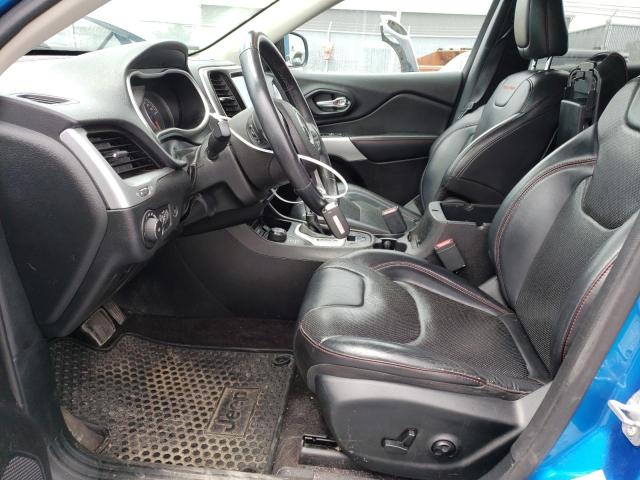 1C4PJMBS7HW628485 - 2017 JEEP CHEROKEE TRAILHAWK BLUE photo 7