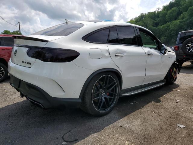 4JGED7FB0KA131191 - 2019 MERCEDES-BENZ GLE COUPE 63 AMG-S WHITE photo 3