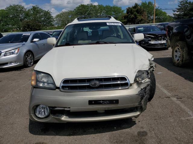 4S3BH686X17612972 - 2001 SUBARU LEGACY OUTBACK LIMITED WHITE photo 5