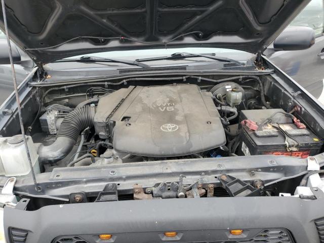 3TMJU4GN9AM096663 - 2010 TOYOTA TACOMA DOUBLE CAB PRERUNNER GRAY photo 11