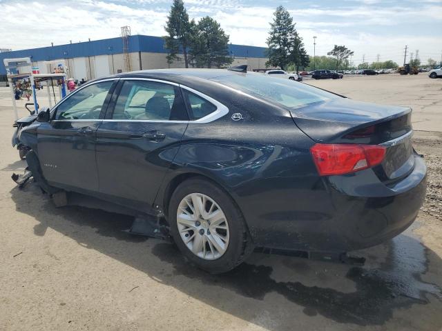 2G11X5S3XK9133581 - 2019 CHEVROLET IMPALA LS BLACK photo 2