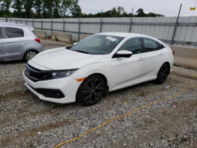 2HGFC2F87KH570331 - 2019 HONDA CIVIC SPORT WHITE photo 1