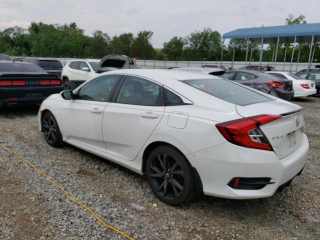 2HGFC2F87KH570331 - 2019 HONDA CIVIC SPORT WHITE photo 2