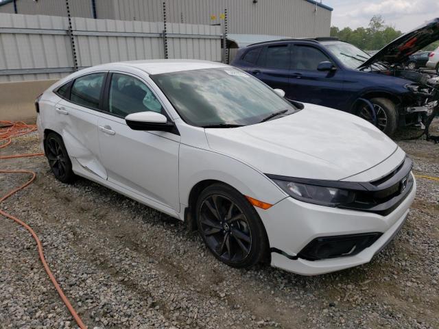 2HGFC2F87KH570331 - 2019 HONDA CIVIC SPORT WHITE photo 4