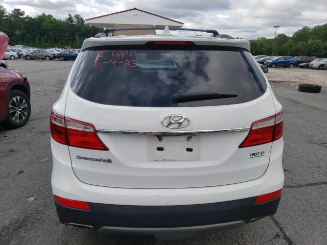 KM8SN4HF4DU022846 - 2013 HYUNDAI SANTA FE GLS WHITE photo 6