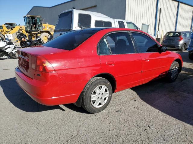 2HGES16522H513937 - 2002 HONDA CIVIC LX RED photo 3