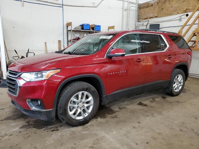 1GNERHKW3MJ179573 - 2021 CHEVROLET TRAVERSE LT RED photo 1