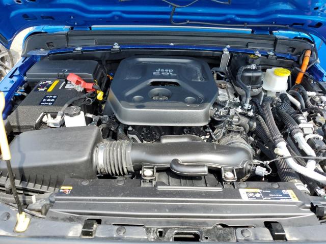 1C4JJXP63MW789770 - 2021 JEEP WRANGLER U SAHARA 4XE BLUE photo 11