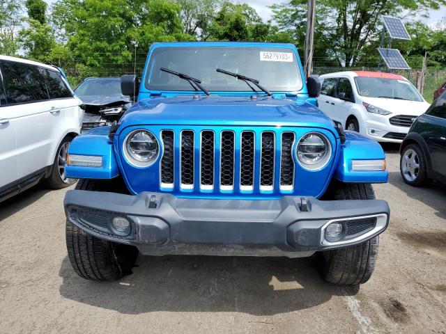 1C4JJXP63MW789770 - 2021 JEEP WRANGLER U SAHARA 4XE BLUE photo 5