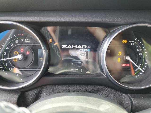 1C4JJXP63MW789770 - 2021 JEEP WRANGLER U SAHARA 4XE BLUE photo 9