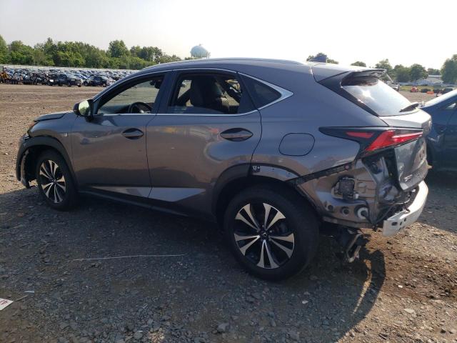 JTJBARBZ0K2201052 - 2019 LEXUS NX 300 BASE ნაცრისფერი ფოტო 2