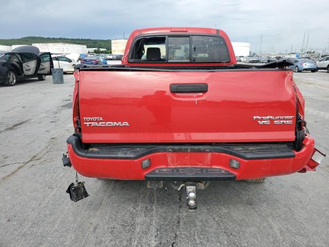 5TETU62N96Z318866 - 2006 TOYOTA TACOMA PRERUNNER ACCESS CAB RED photo 6